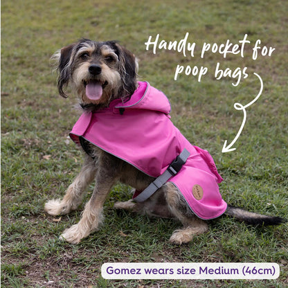 Rainy Days Dog Raincoat - Pink