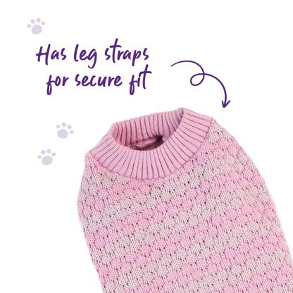 Lilac Posy Dog Jumper